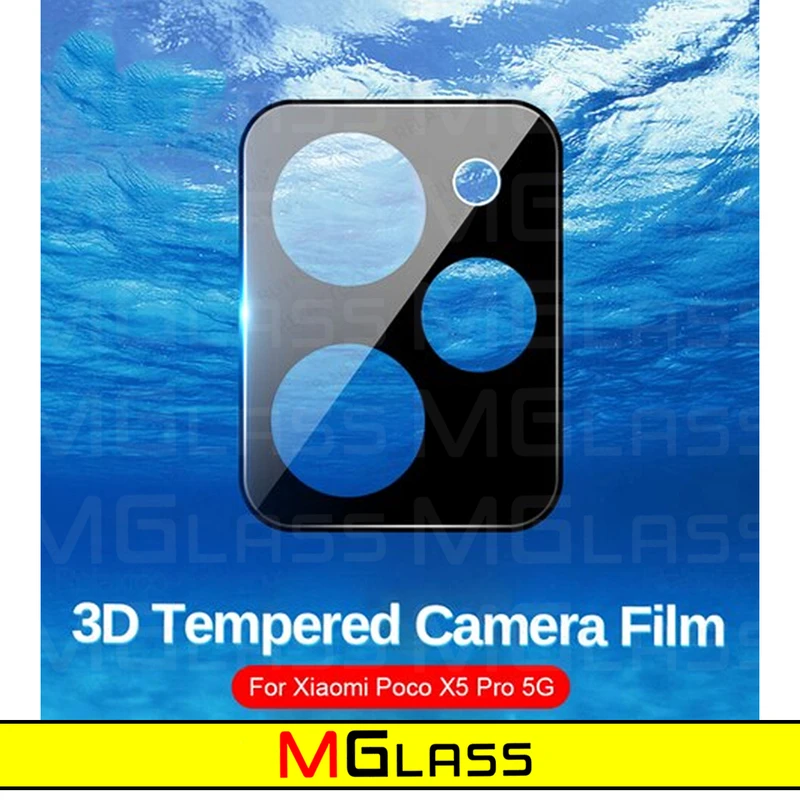 محافظ لنز دوربین ام‌گلس مدل 3D-MG مناسب برای گوشی موبایل شیائومی Poco X5 Pro 5G