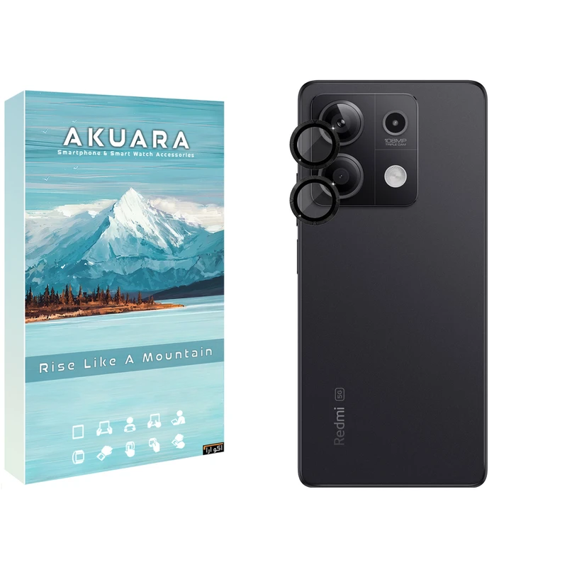 محافظ لنز دوربین رینگی آکوآرا مدل Ring STL مناسب برای گوشی موبایل شیائومی Redmi Note 13 5G