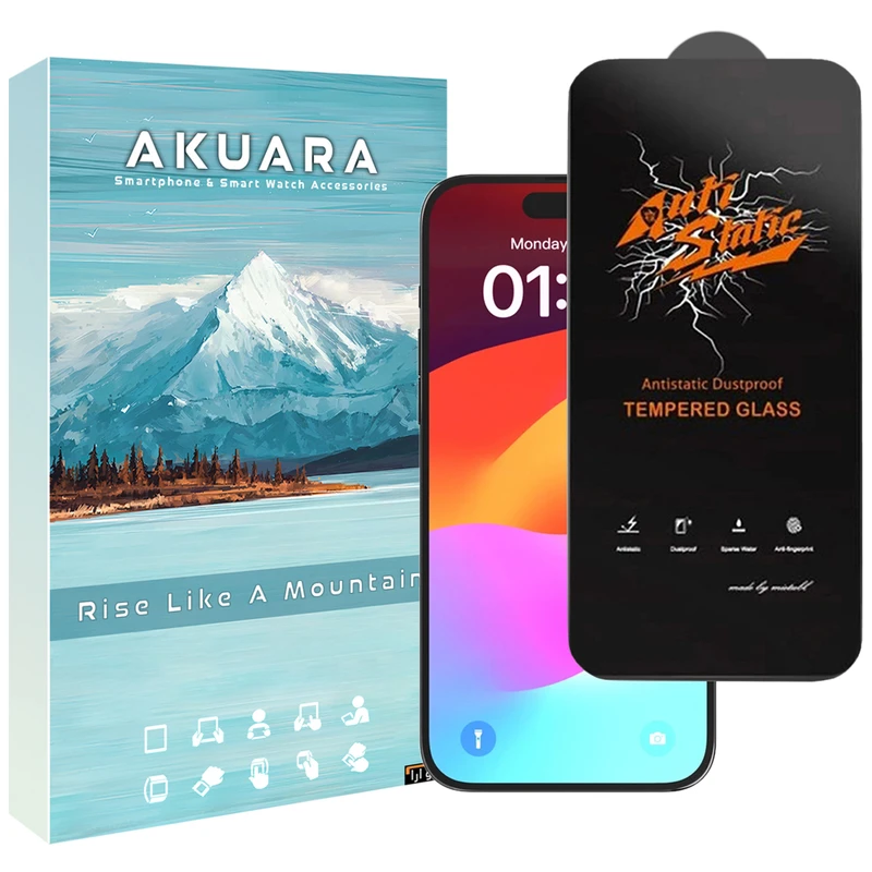 محافظ صفحه نمایش آکوآرا مدل Antistatic AKU مناسب برای گوشی موبایل اپل Iphone 14 Pro Max