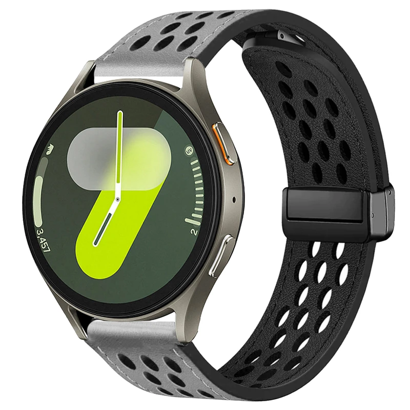 بند اسپریگ مدل Nk Leather magnet مناسب برای ساعت هوشمند سامسونگ Galaxy watch FE 40mm / 7 40mm / 7 44mm