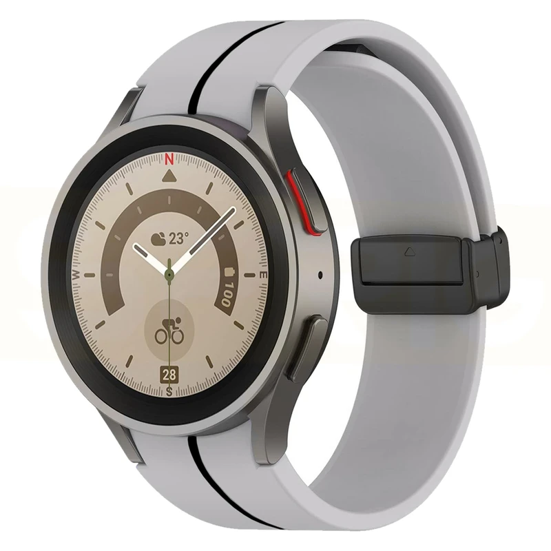 بند اسپریگ مدل Magnetic CLine مناسب برای ساعت هوشمند سامسونگ Galaxy Watch 4/5/6/7/FE size 40/43/44/46/47mm