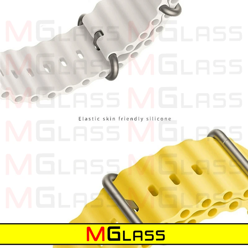 بند ام‌گلس مدل Ocean-MG مناسب برای ساعت هوشمند هپی تاچ K56 / K56 Pro / K56 Ultra