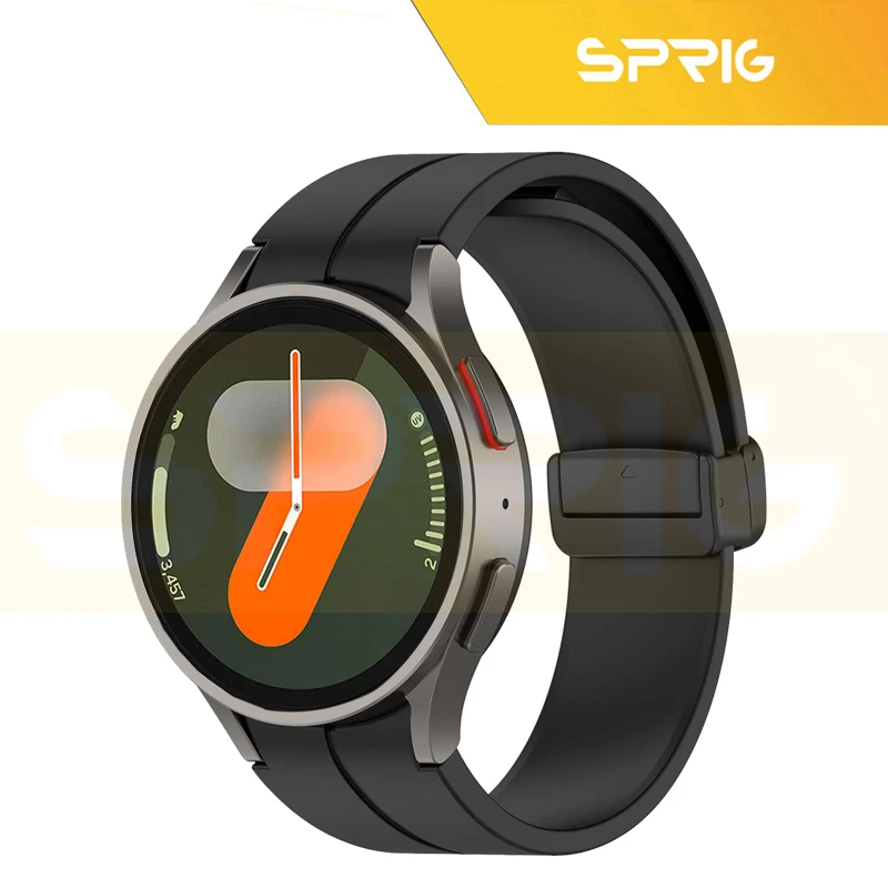 بند اسپریگ مدل Magnetic ORG مناسب برای ساعت هوشمند سامسونگ Galaxy Watch 4/5/6/7/FE سایز 40/43/44/46/47 میلی متری