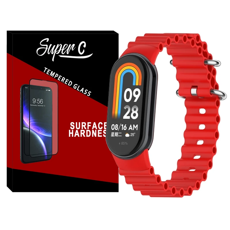 بند سوپرسی مدل Ocean SC مناسب برای ساعت هوشمند شیائومی Mi band 8