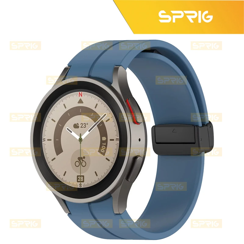 بند اسپریگ مدل Magnetic ORG مناسب برای ساعت هوشمند سامسونگ Galaxy Watch 4/5/6/7/FE سایز 40/43/44/46/47 میلی متری