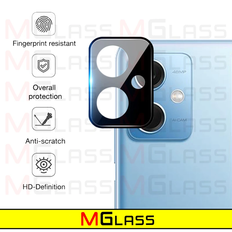 محافظ لنز دوربین ام‌گلس مدل 3D-MG مناسب برای گوشی موبایل شیائومی Redmi Note 12 5G