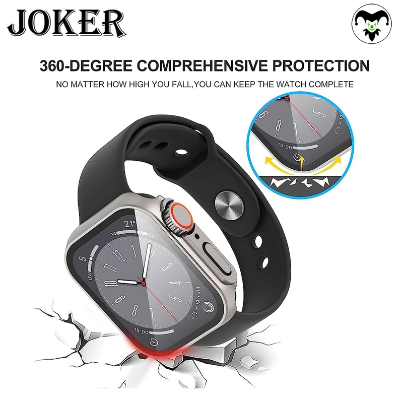 کاور جوکر مدل JK-Ultra مناسب برای اپل واچ Series SE 2022 Aluminum Case 40mm / SE 2021 Aluminum Case 40mm / Series 5 40mm / Series 6 40mm / Series 4 40mm به همراه محافظ صفحه نمایش