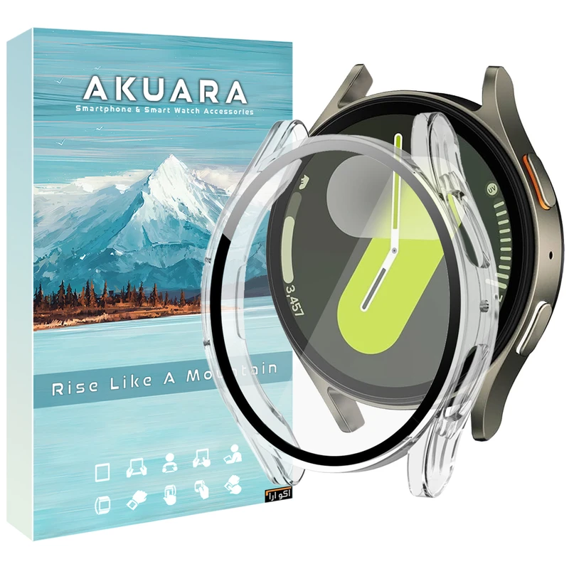 کاور آکوآرا مدل Full Protection Guard مناسب برای ساعت هوشمند سامسونگ Galaxy Watch 7 44mm