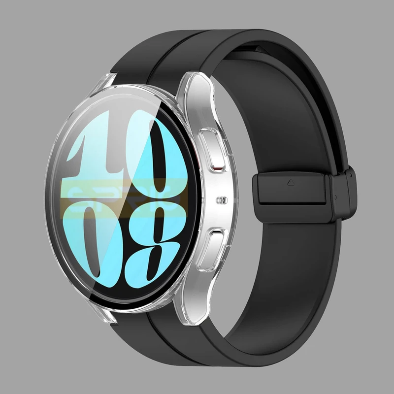 بند اسپریگ مدل Magnetic ORG Protection مناسب برای ساعت هوشمند سامسونگ Galaxy Watch 4 44mm به همراه کاور