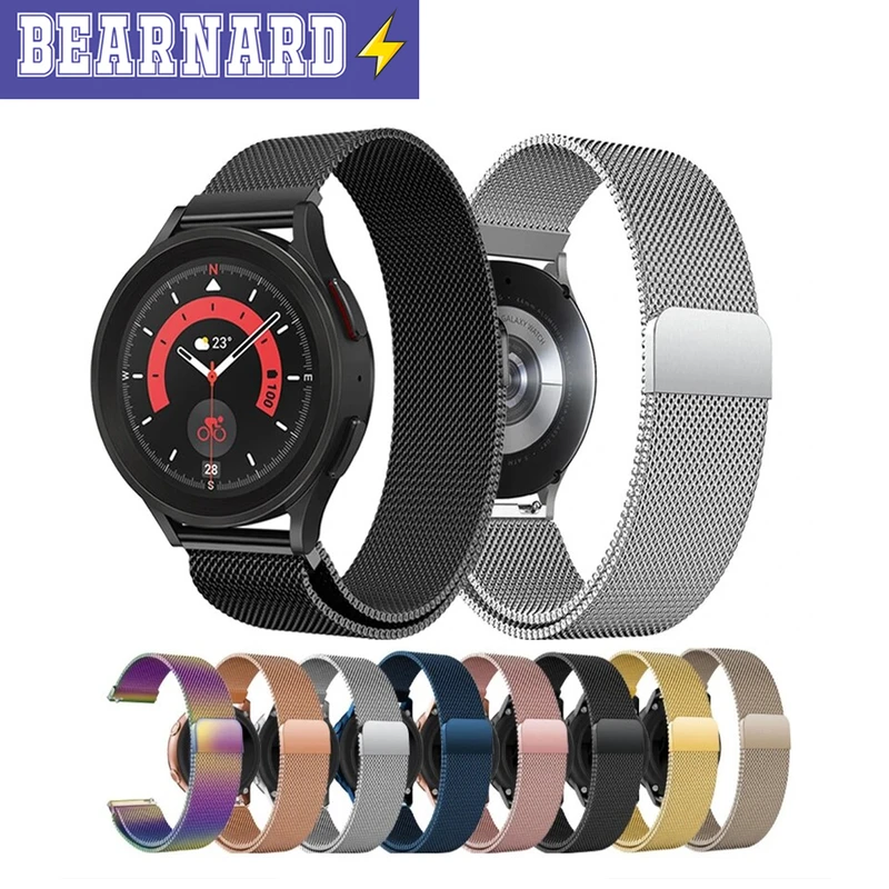 بند برنارد مدل Milanese مناسب برای ساعت هوشمند آمازفیت GTS 4 mini