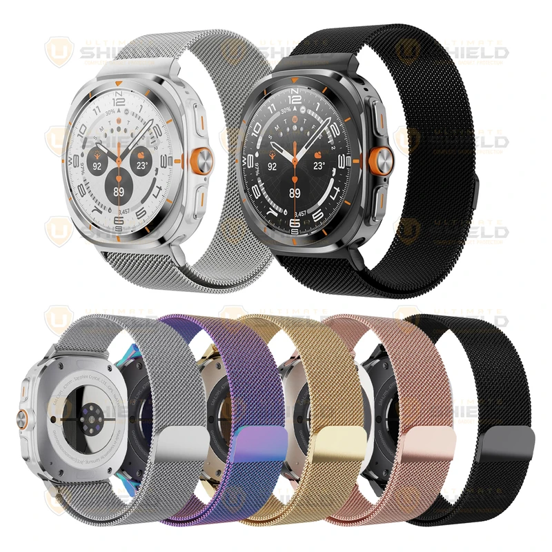 بند آلتیمیت شیلد مدل Milanese UL مناسب برای ساعت هوشمند سامسونگ Galaxy Watch 7 Ultra 47mm