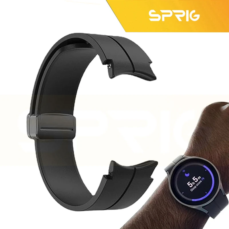 بند اسپریگ مدل Magnetic ORG Protection مناسب برای ساعت هوشمند سامسونگ Galaxy Watch 4 44mm به همراه کاور