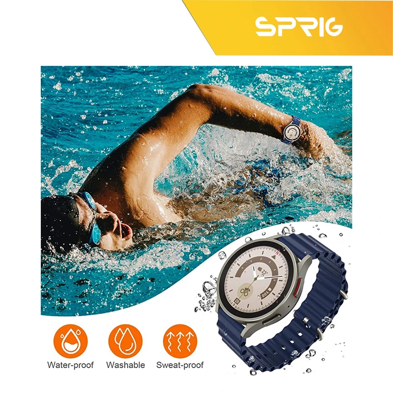 بند اسپریگ مدل Ocean SilicTW مناسب برای ساعت هوشمند سامسونگ Gear S3 Frontier / Classic