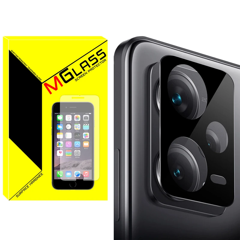 محافظ لنز دوربین ام‌گلس مدل 3D-MG مناسب برای گوشی موبایل شیائومی Redmi Note 12 Pro 5G