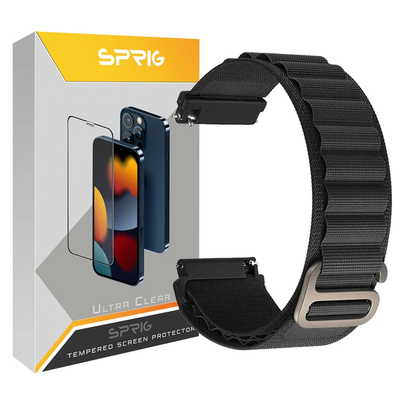 بند اسپریگ مدل Loop Alpine مناسب برای ساعت هوشمند سامسونگ Galaxy Watch Active 1 / Active 2 40mm / Active 2 44mm / Watch 3 size 41mm / Galaxy Watch 4 40mm / watch 4 42mm / watch 4 44mm / watch