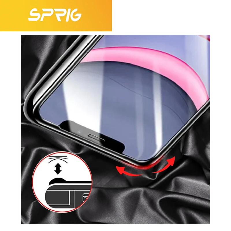 محافظ صفحه نمایش اسپریگ مدل SP Airbag Glass مناسب برای گوشی موبایل سامسونگ Galaxy F23 5G / M33 5G / M23 5G / M32 5G / M12 / M02s / M02