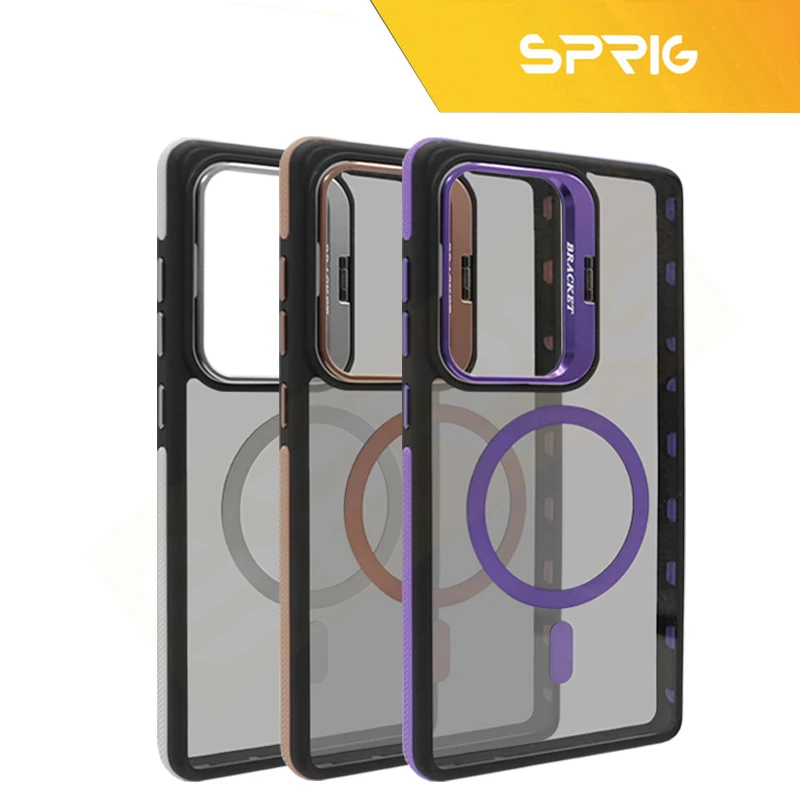 کاور اسپریگ مدل STND Bracket مناسب برای گوشی موبایل سامسونگ Galaxy S25 Ultra