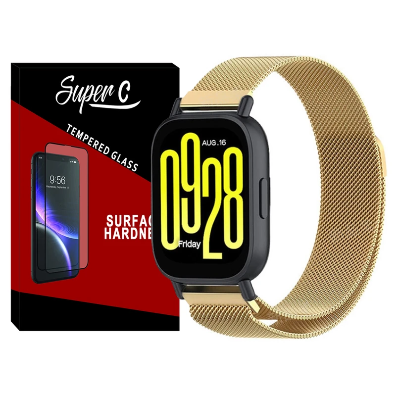 بند سوپرسی مدل Milanese SC TW مناسب برای ساعت هوشمند شیائومی Redmi Watch 5 Active / Redmi Watch 5 Lite