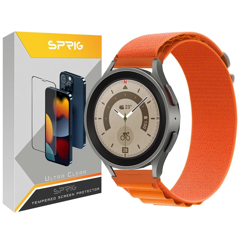 بند اسپریگ مدل Loop Alpine مناسب برای ساعت هوشمند سامسونگ Galaxy Watch Active 1 / Active 2 40mm / Active 2 44mm / Watch 3 size 41mm / Galaxy Watch 4 40mm / watch 4 42mm / watch 4 44mm / watch