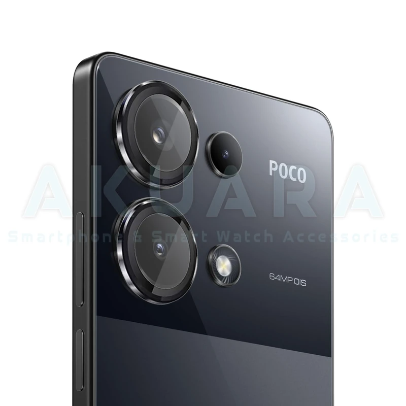 محافظ لنز دوربین رینگی آکوآرا مدل Ring STL مناسب برای گوشی موبایل شیائومی Poco M6 Pro 4G