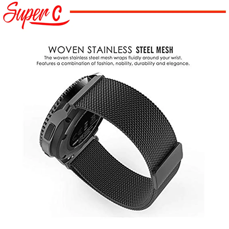 بند سوپرسی مدل Milanese مناسب برای ساعت هوشمند سامسونگ Galaxy Watch 5 40mm / Watch 5 44mm