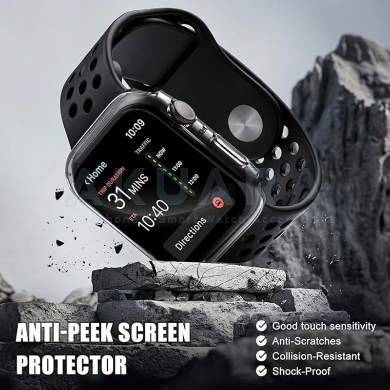 کاور آکوآرا مدل Privacy Protection مناسب برای اپل واچ Series SE 2022 Aluminum Case 44mm / SE 2021 Aluminum Case 44mm / Series 5 44mm / Series 6 44mm / SE 44mm