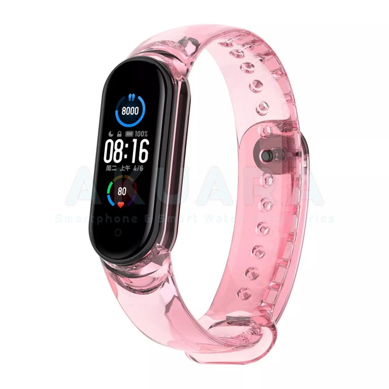 بند آکوآرا مدل Transparence مناسب برای ساعت هوشمند شیائومی Mi Band 6