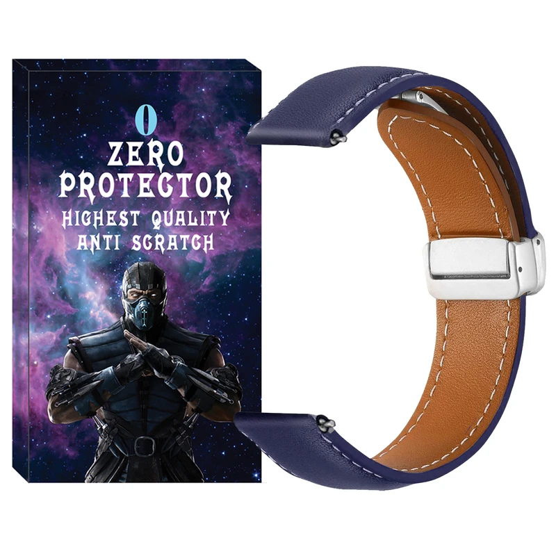 بند زیرو مدل MAG Leather ZR TW مناسب برای ساعت هوشمند شیائومی S1 / S1 Active / S2 / Mi Watch XMWTCL02 / Mi Watch Color 2 / Mi Watch Color