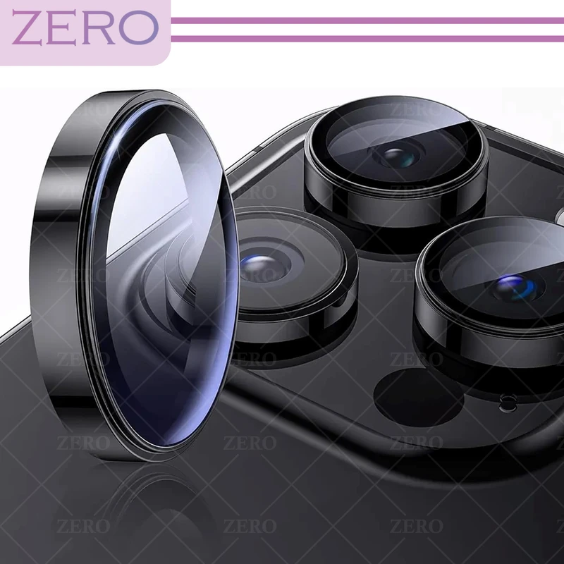 محافظ لنز دوربین زیرو مدل Ring-Metal-ZR مناسب برای گوشی موبایل اپل Iphone 15 Pro Max
