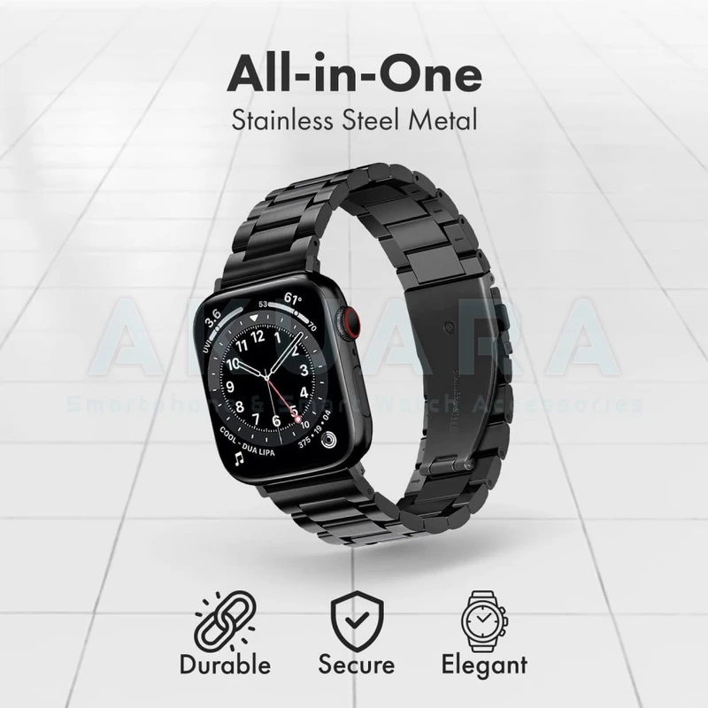 بند آکوآرا مدل 3Bead مناسب برای اپل واچ Series 10 46mm Aluminum