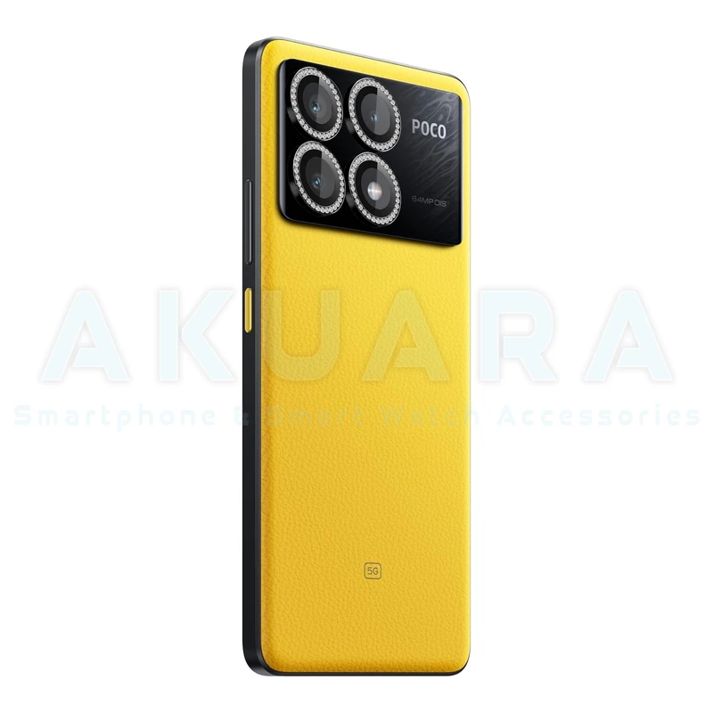 محافظ لنز دوربین آکوآرا مدل Ring Diamond STL مناسب برای گوشی موبایل شیائومی Poco X6 Pro