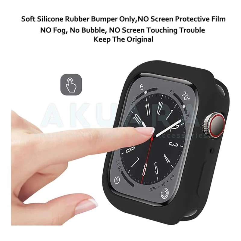 کاور آکوآرا مدل Jelly Protect مناسب برای اپل واچ سری 4/5/6/Se سایز 40 میلیمتری به همراه محافظ صفحه نمایش