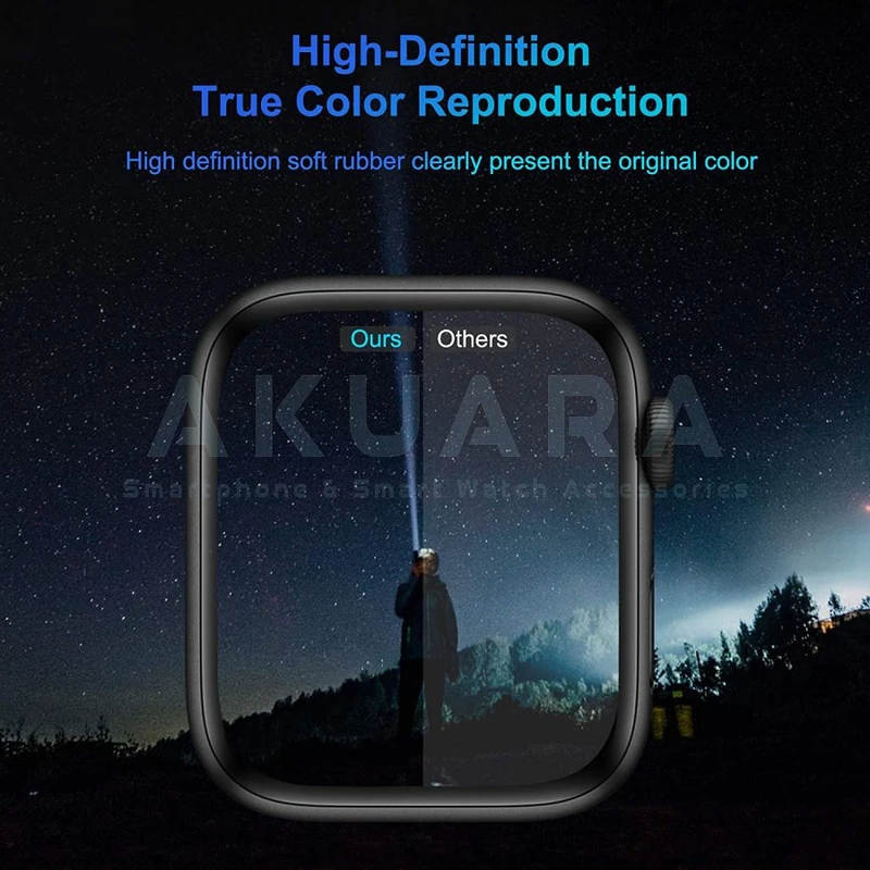 محافظ صفحه نمایش آکوآرا مدل PMMA مناسب برای اپل واچ سری 1/2/3 سایز 38mm