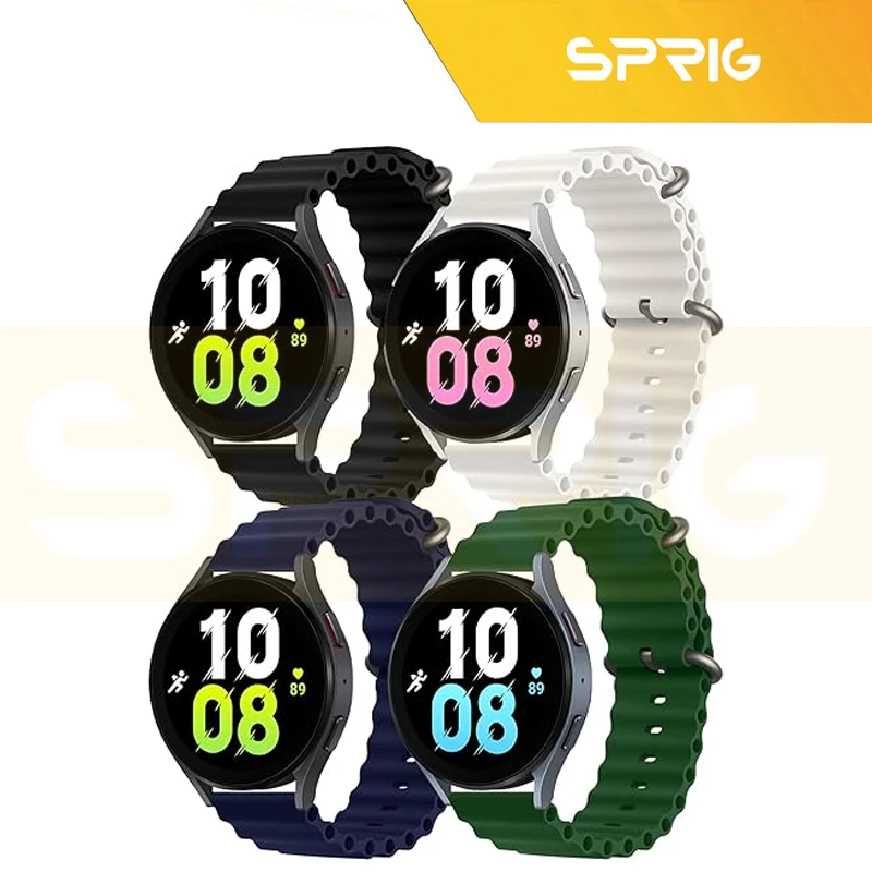 بند اسپریگ مدل Ocean SilicTW مناسب برای ساعت هوشمند هوآوی Watch GT Runner