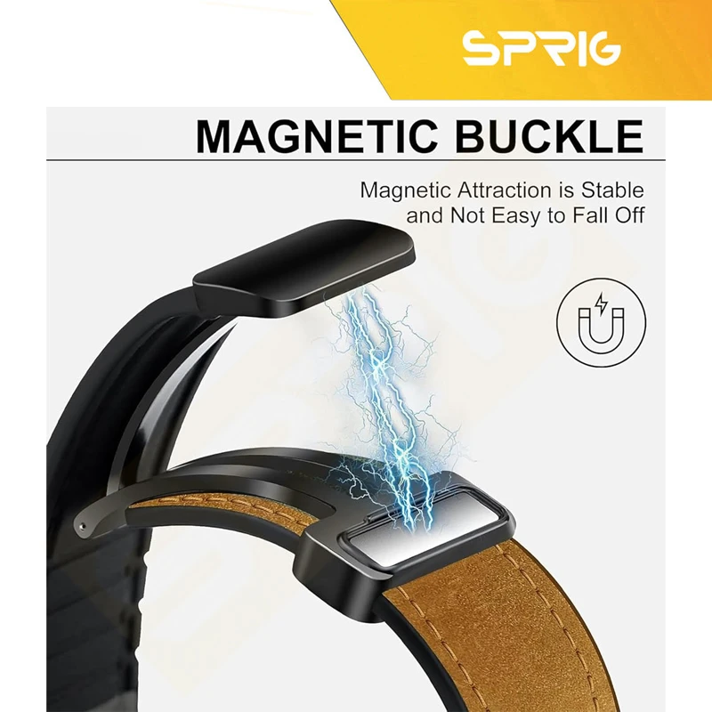 بند اسپریگ مدل Magnetic Soft Leather TW مناسب برای ساعت هوشمند شیائومی S1 / S1 Active / S2 / Mi Watch XMWTCL02 / Mi Watch Color 2 / Mi Watch Color