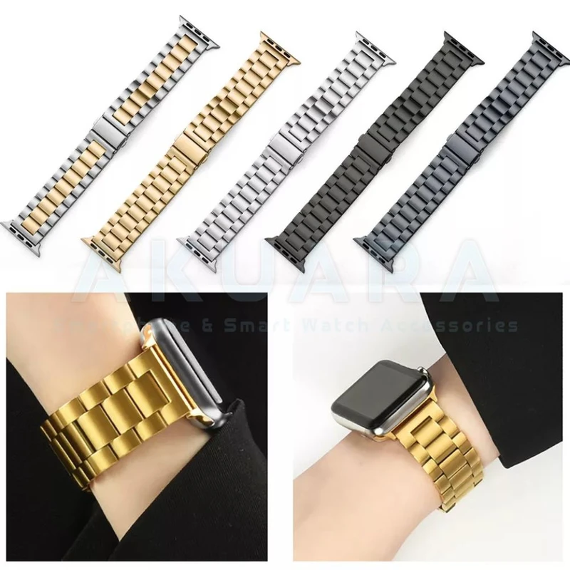 بند آکوآرا مدل 3Bead مناسب برای اپل واچ Series 10 46mm Aluminum