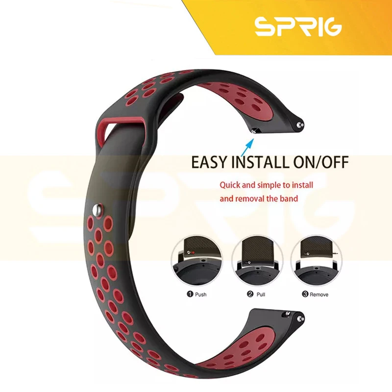 بند اسپریگ مدل NK Sport مناسب برای ساعت هوشمند آمیزفیت GTS / GTS 2 / GTS 2 mini / GTS 2E / GTS 3