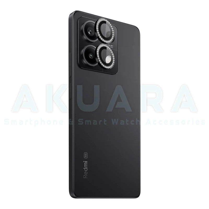 محافظ لنز دوربین رینگی آکوآرا مدل Ring Diamond STL مناسب برای گوشی موبایل شیائومی Redmi Note 13 5G