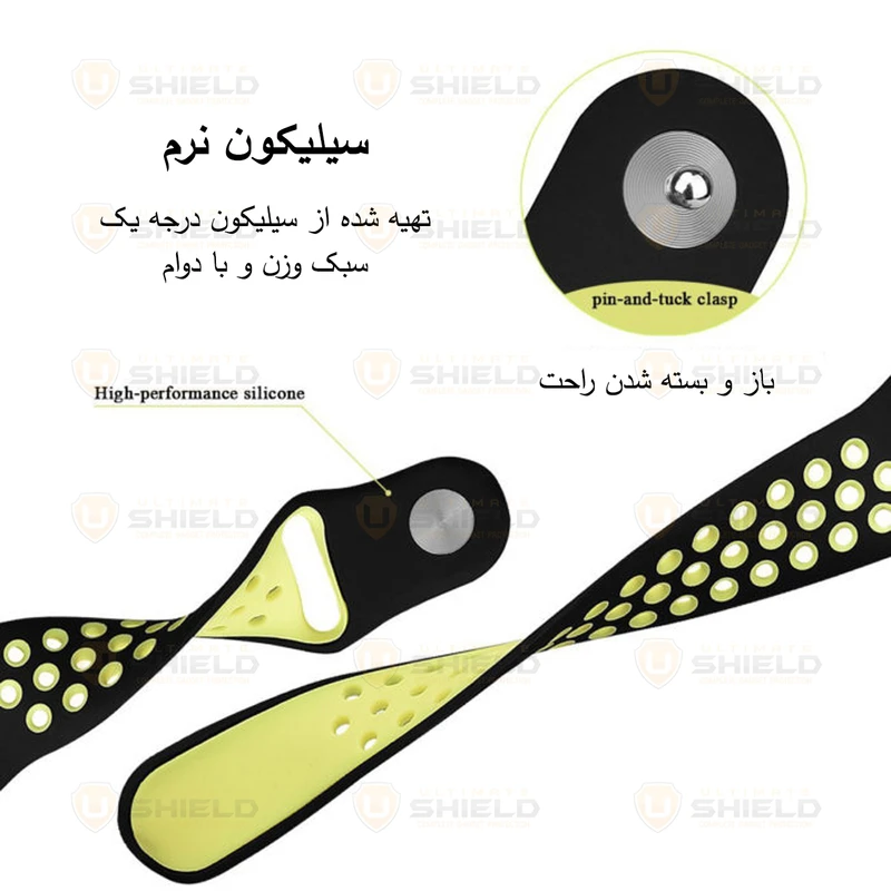بند آلتیمیت شیلد مدل NK_SIC UL TW مناسب برای ساعت هوشمند سامسونگ Galaxy Gear S3 Frontier Sm-R760 / Neo R381 / Live 382