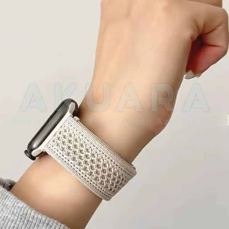 بند آکوآرا مدل Concave مناسب برای اپل واچ سری 7/8/9 سایز 45 میلیمتری