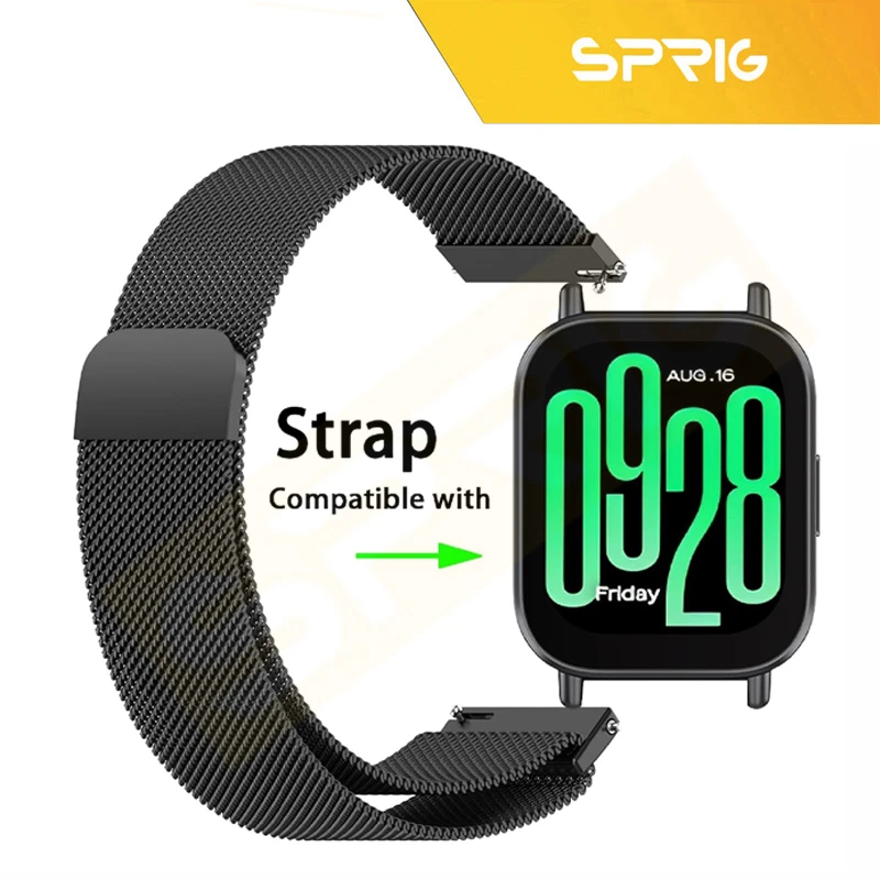 بند اسپریگ مدل Milanese STL TW مناسب برای ساعت هوشمند شیائومی Redmi watch 5 active / watch 5 lite