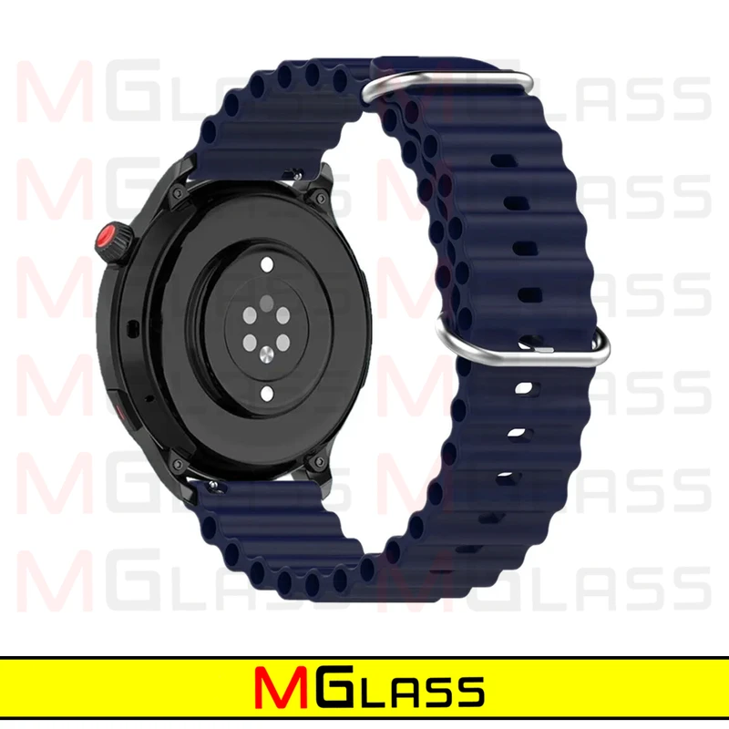 بند ام‌گلس مدل Ocean-MG مناسب برای ساعت هوشمند هپی تاچ K56 / K56 Pro / K56 Ultra