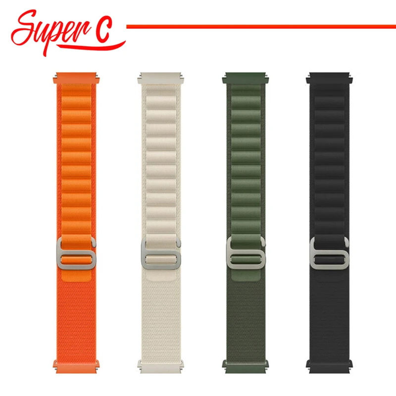 بند سوپرسی مدل Loop Alpine مناسب برای ساعت هوشمند سامسونگ Galaxy Watch Active 1 / Active 2 40mm / Active 2 44mm / Watch 3 size 41mm / Galaxy Watch 4 40mm / watch 4 42mm / watch 4 44mm / watch
