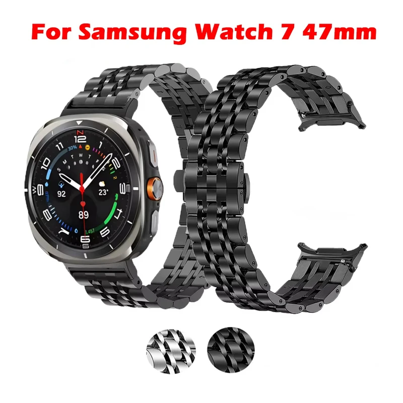 بند نایت مدل 7Row KT مناسب برای ساعت هوشمند سامسونگ Galaxy Watch 7 Ultra 47mm