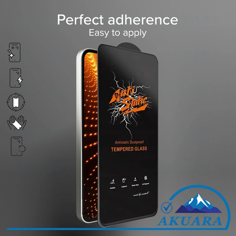 محافظ صفحه نمایش آکوآرا مدل Antistatic AKU مناسب برای گوشی موبایل اپل Iphone 15 Pro Max