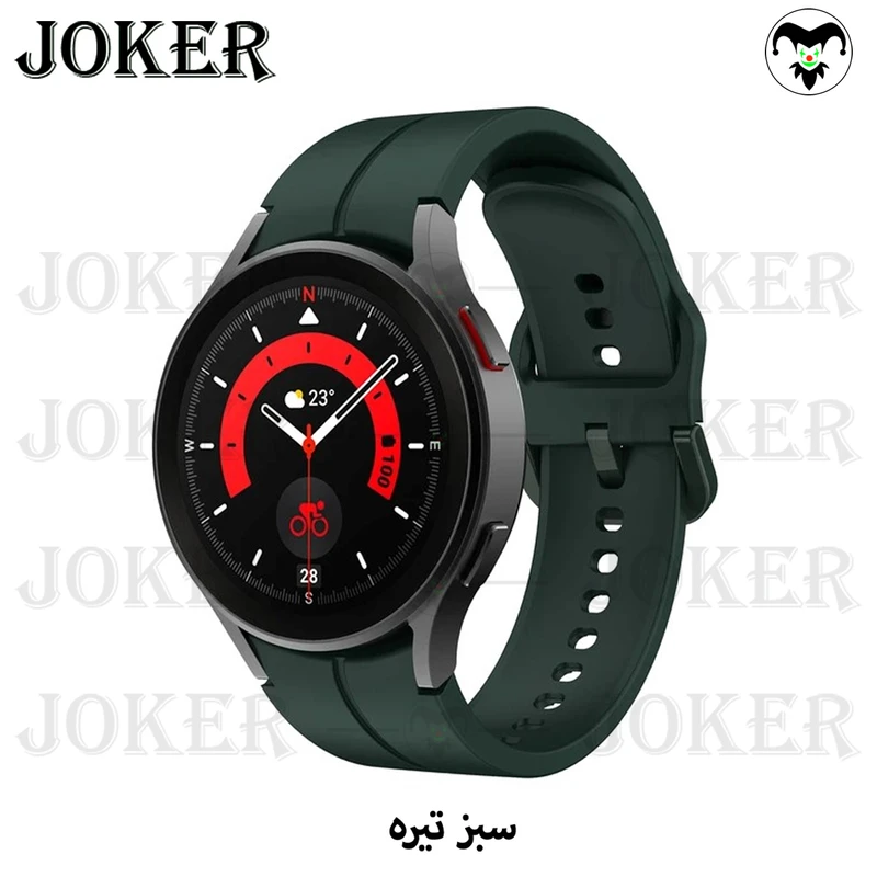 بند جوکر مدل Silic-ORG-JK مناسب برای ساعت هوشمند سامسونگ Galaxy Watch 4 40mm / Watch 5 40mm