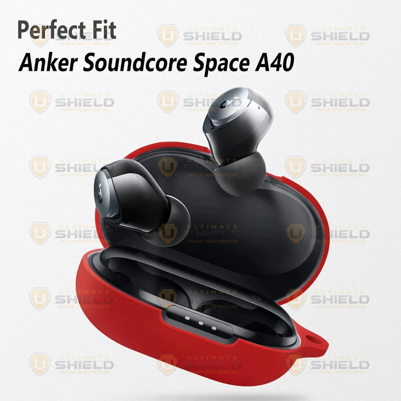 کاور آلتیمیت شیلد مدل Silicon-UL مناسب برای کیس هدفون بی سیم انکر Soundcore Space A40