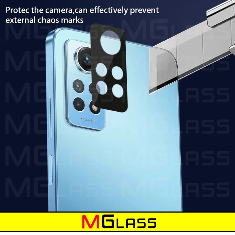 محافظ لنز دوربین ام‌گلس مدل 3D-MG مناسب برای گوشی موبایل شیائومی Redmi Note 12 Pro 4G