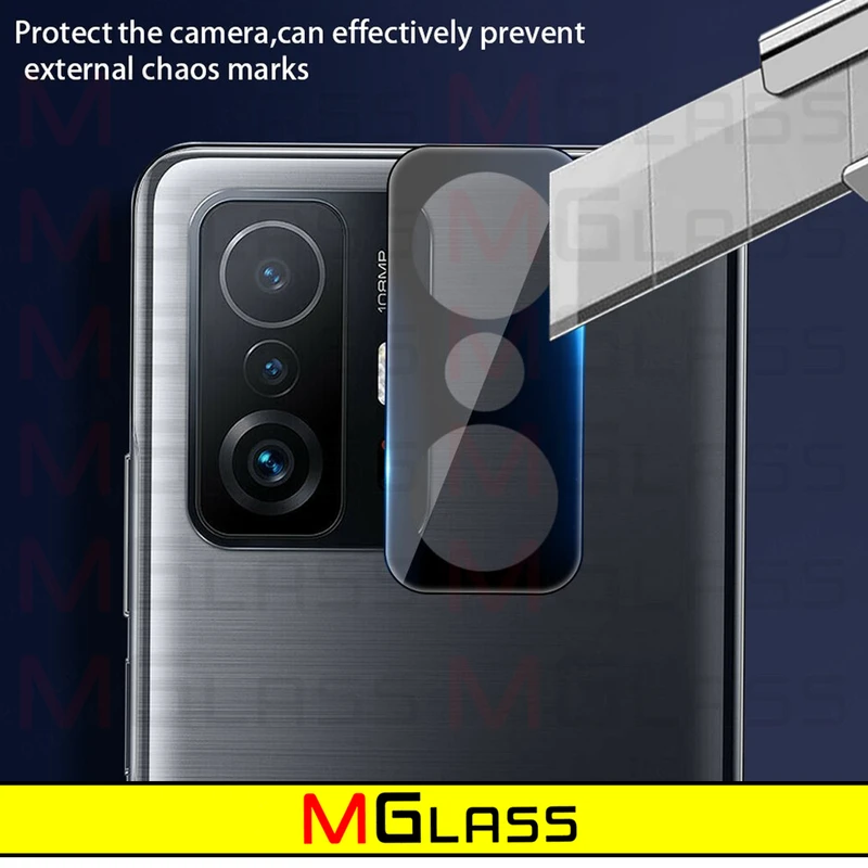 محافظ لنز دوربین ام‌گلس مدل 3D-MG مناسب برای گوشی موبایل شیائومی Mi 11T / 11T Pro