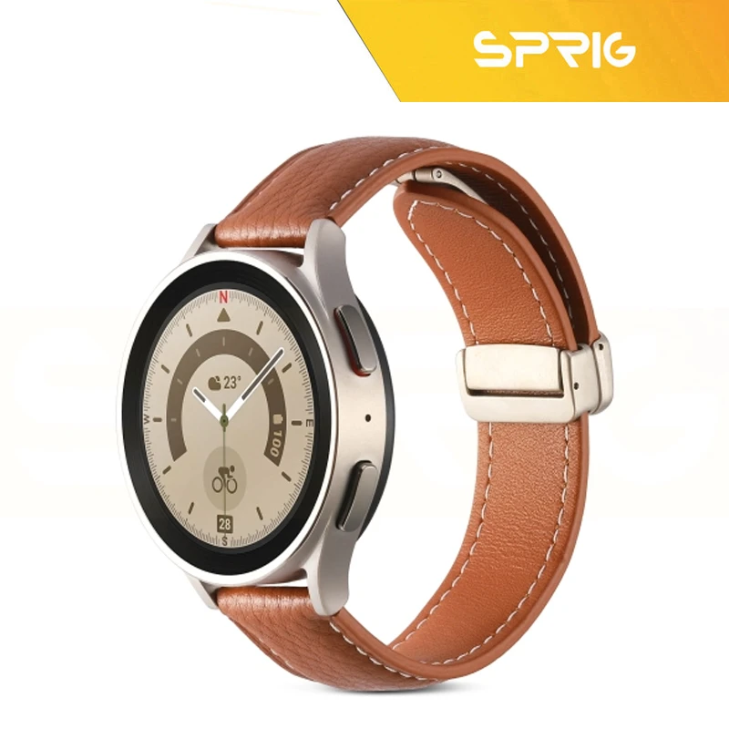 بند اسپریگ مدل MAG Leather TW مناسب برای ساعت هوشمند شیائومی S1 / S1 Active / S2 / Mi Watch XMWTCL02 / Mi Watch Color 2 / Mi Watch Color